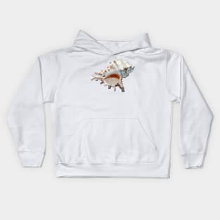 Grand conch seashell Kids Hoodie